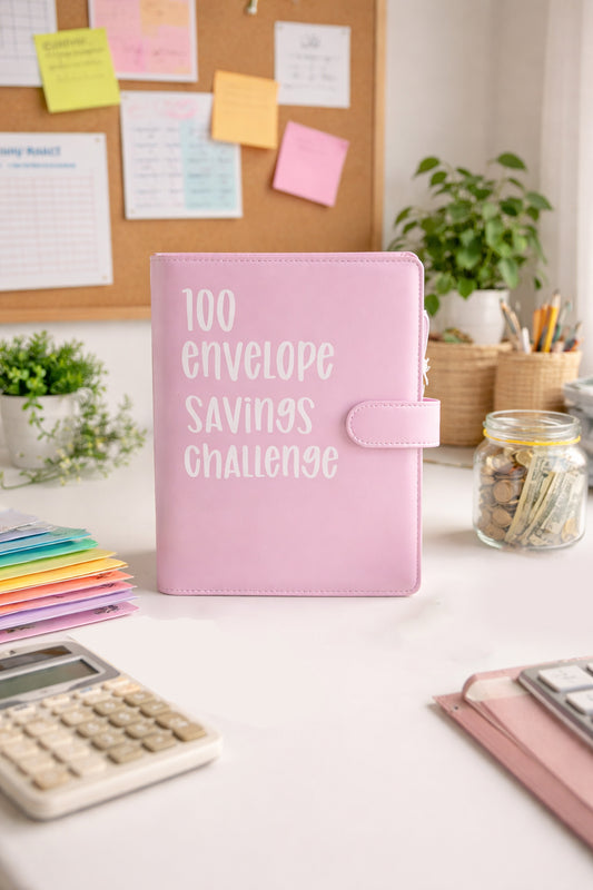 100 Envelope Savings Challenge binder